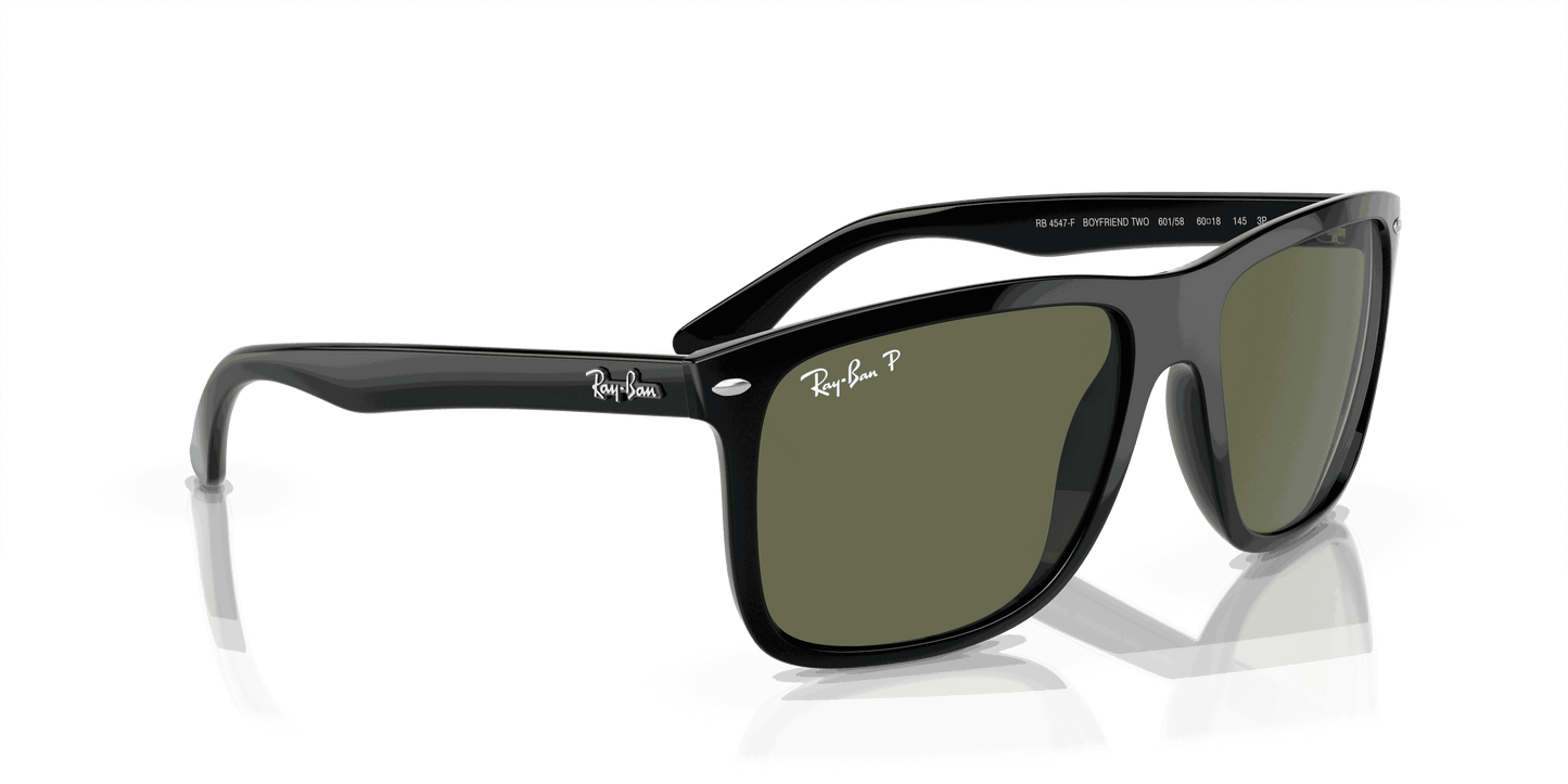 [Green Lenses, Polished Black Frame]