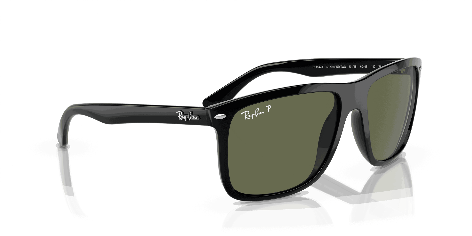 [Green Lenses, Polished Black Frame]