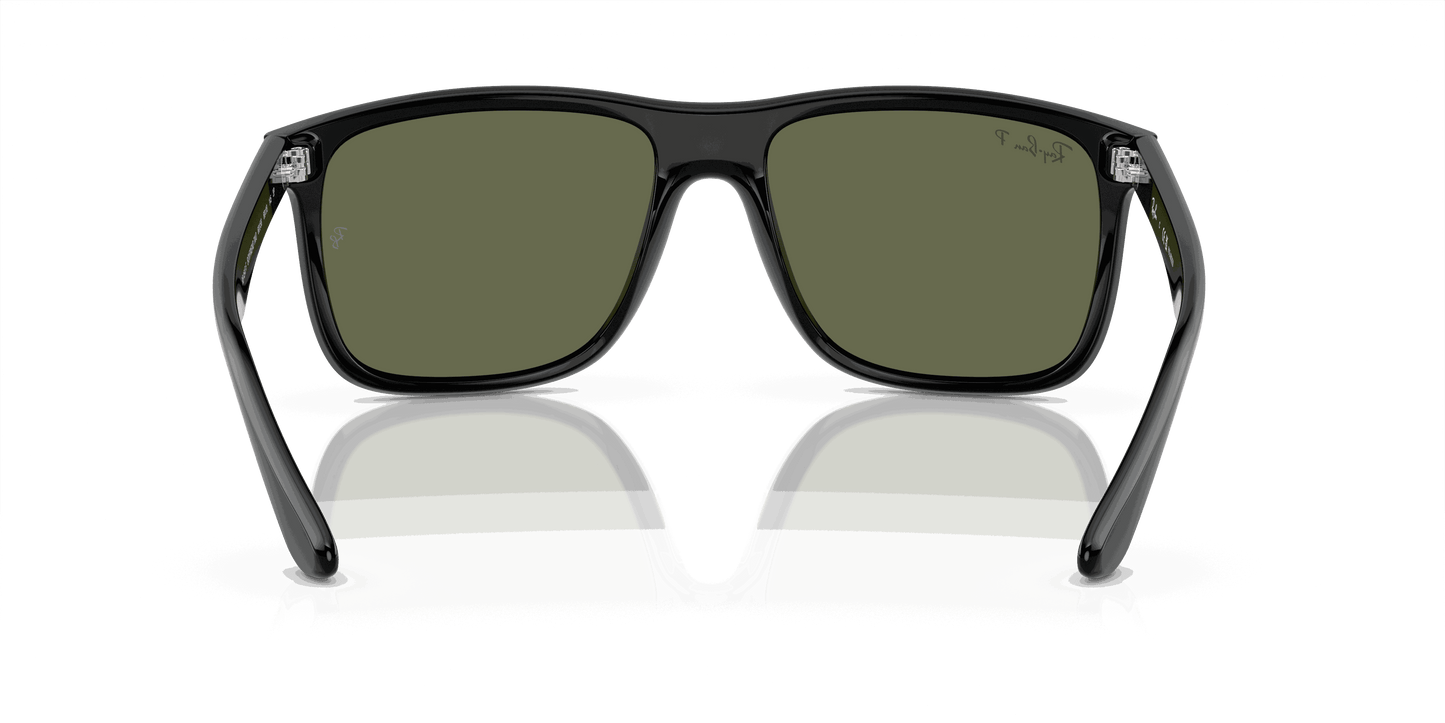 [Green Lenses, Polished Black Frame]