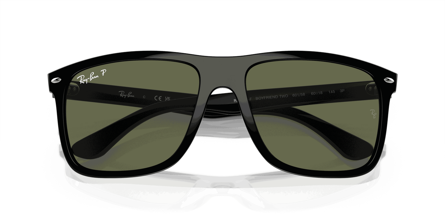 [Green Lenses, Polished Black Frame]