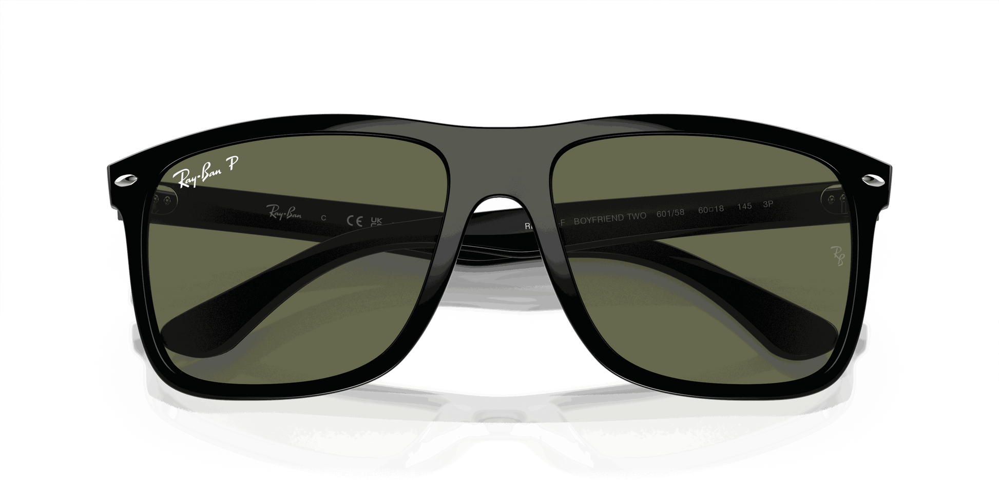 [Green Lenses, Polished Black Frame]