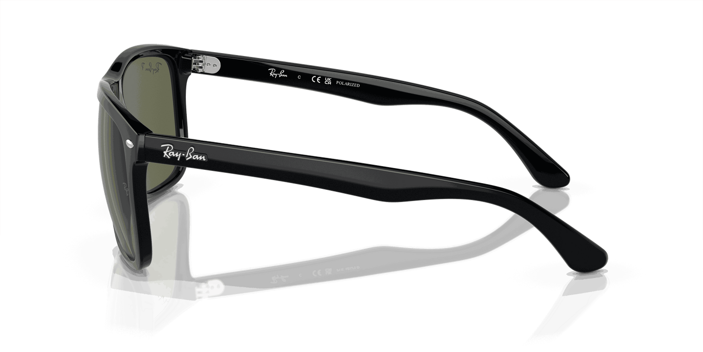 [Green Lenses, Polished Black Frame]