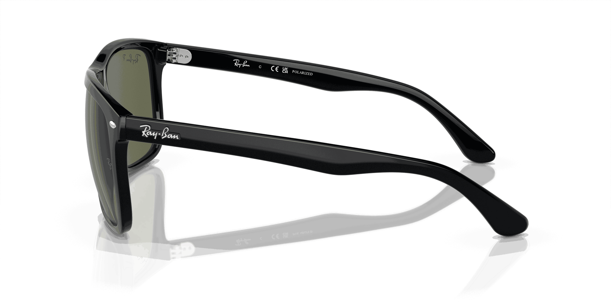 [Green Lenses, Polished Black Frame]