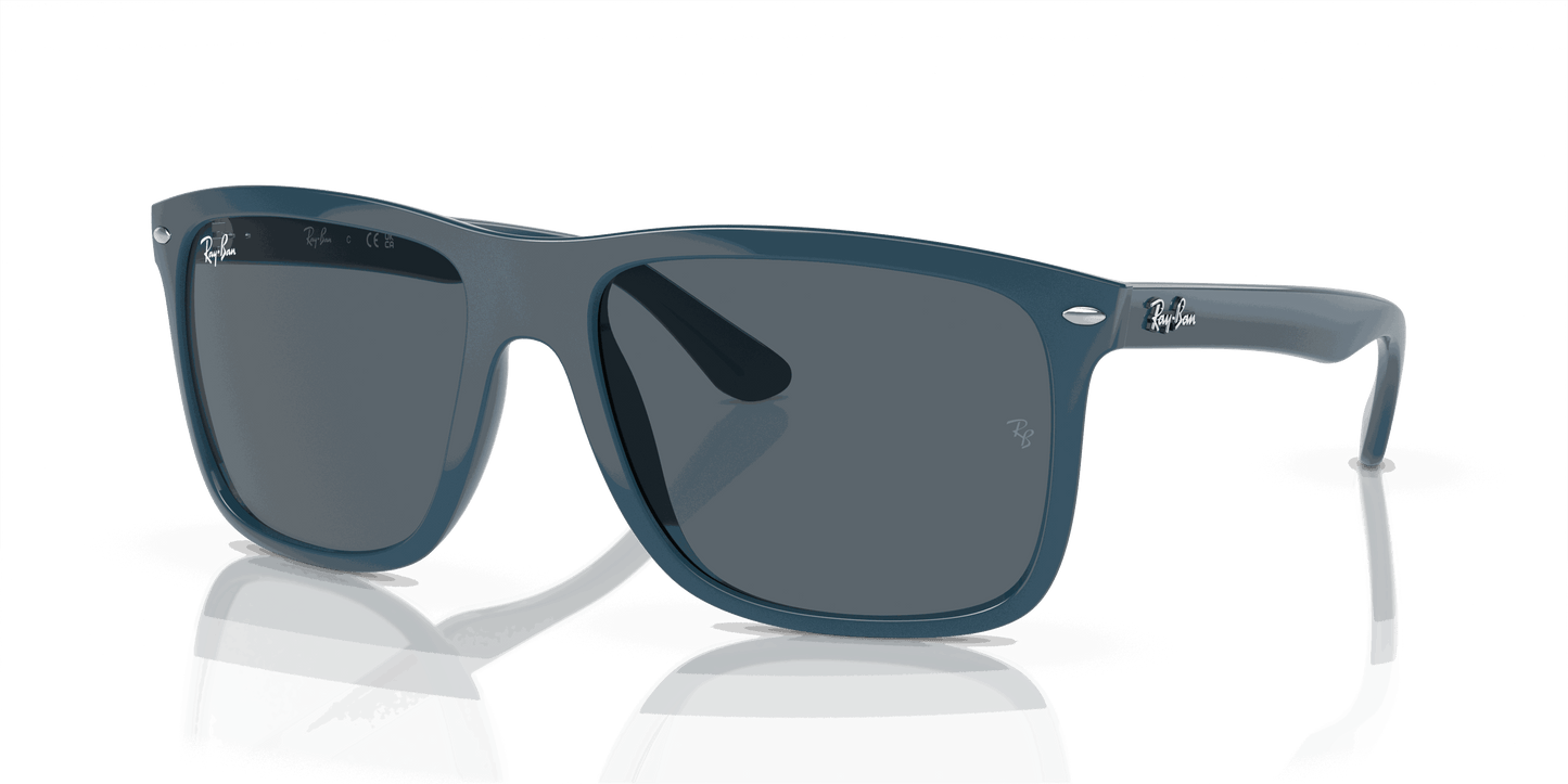 [Blue Lenses, Polished Blue Frame]