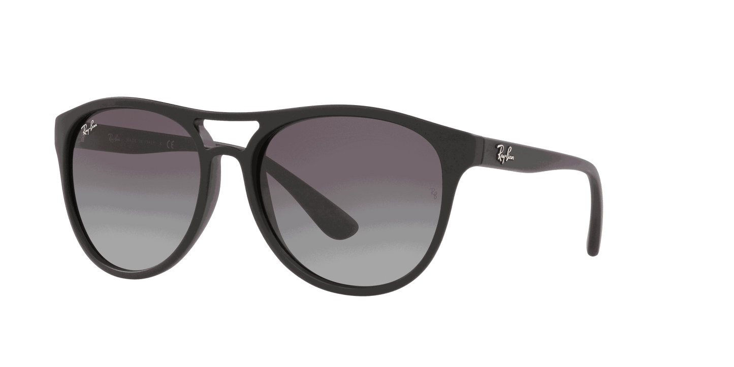 [Light Grey Gradient Dark Grey Lenses, Matte Rubber Black Frame]