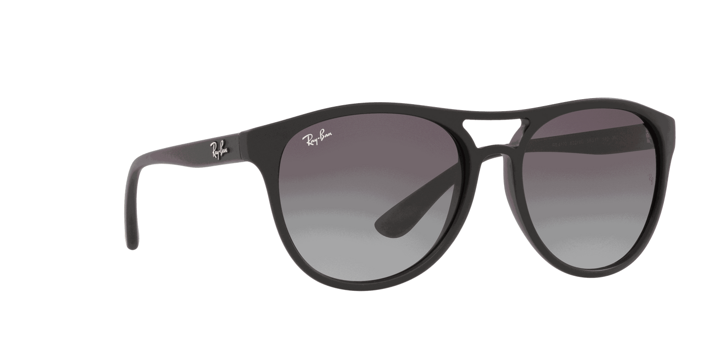 [Light Grey Gradient Dark Grey Lenses, Matte Rubber Black Frame]