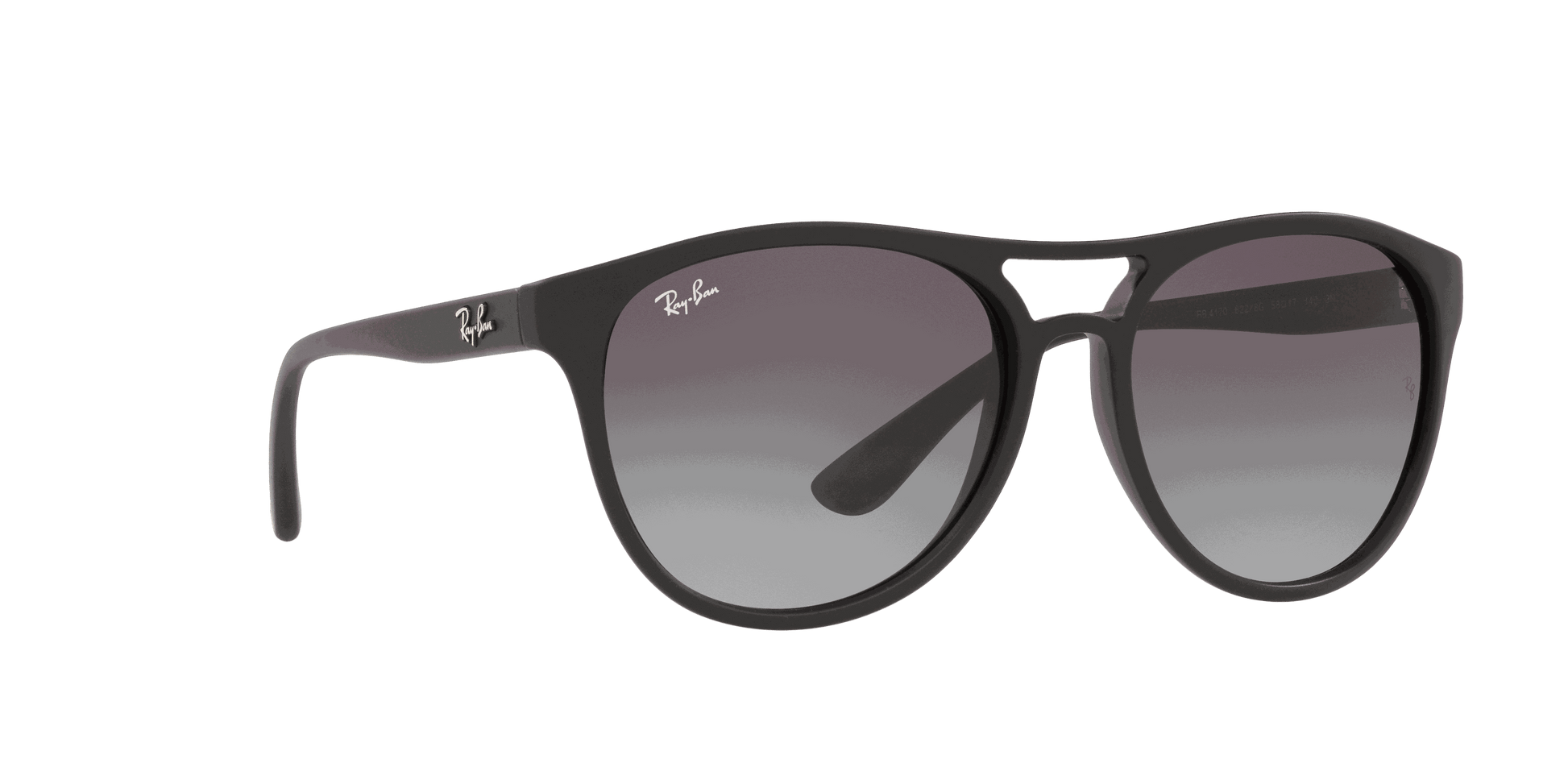 [Light Grey Gradient Dark Grey Lenses, Matte Rubber Black Frame]