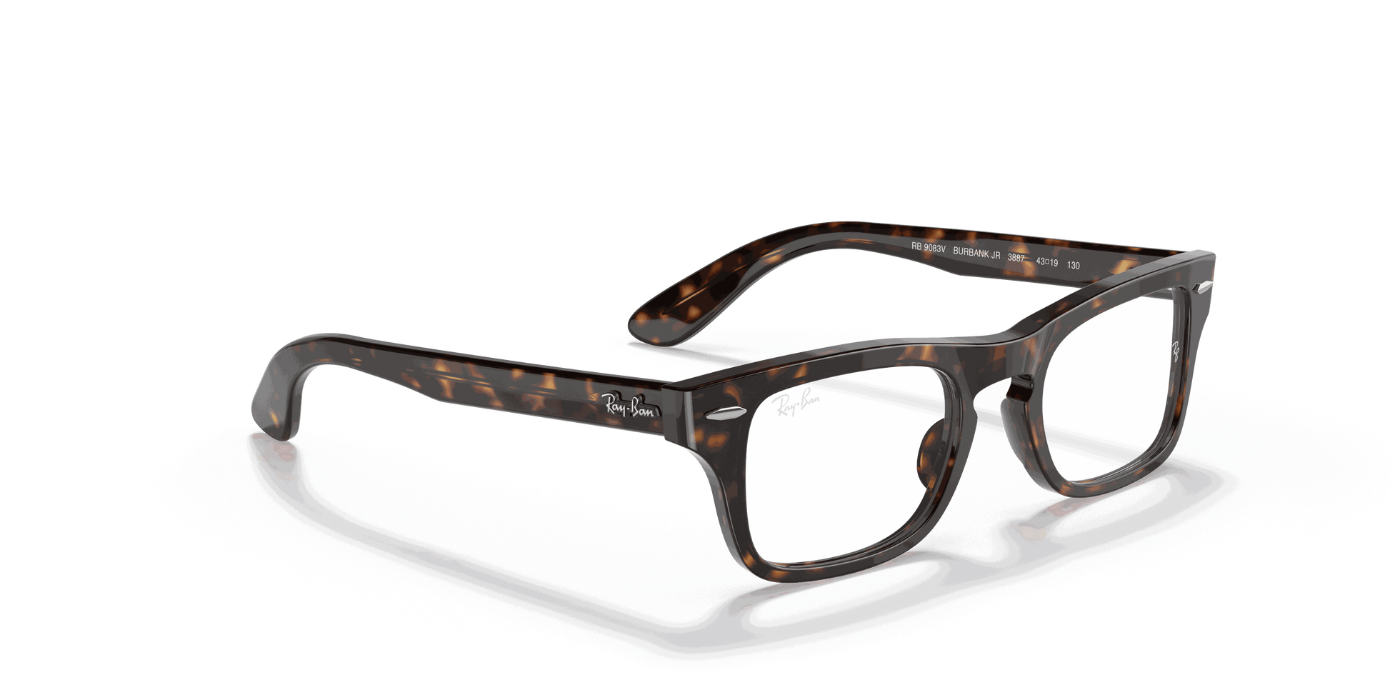 [Clear Lenses, Polished Havana Frame]