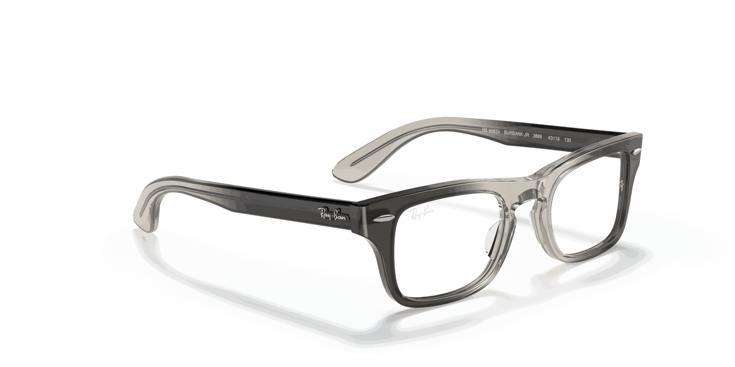 [Clear Lenses, Polished Transparent Grey Frame]