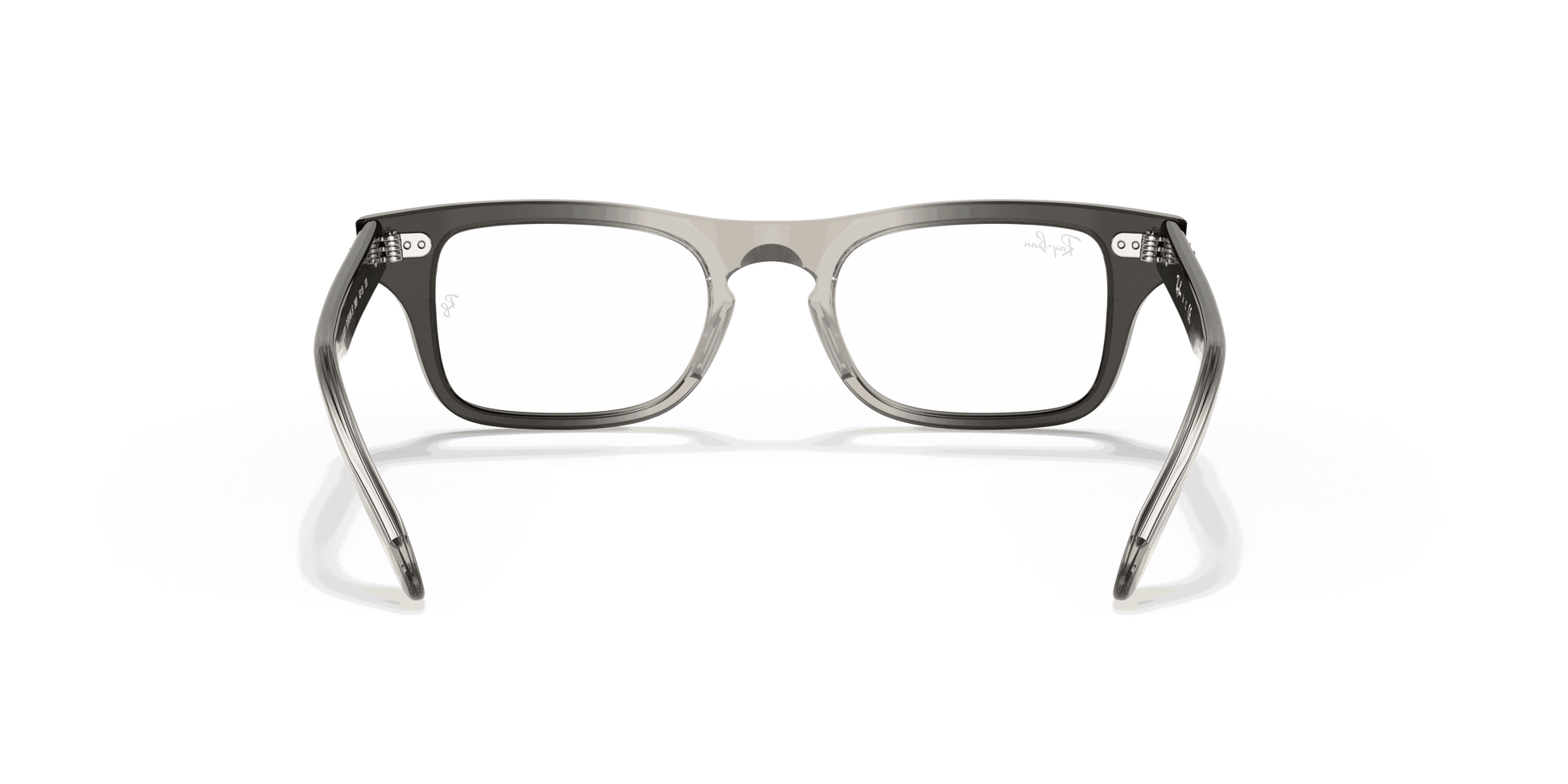 [Clear Lenses, Polished Transparent Grey Frame]