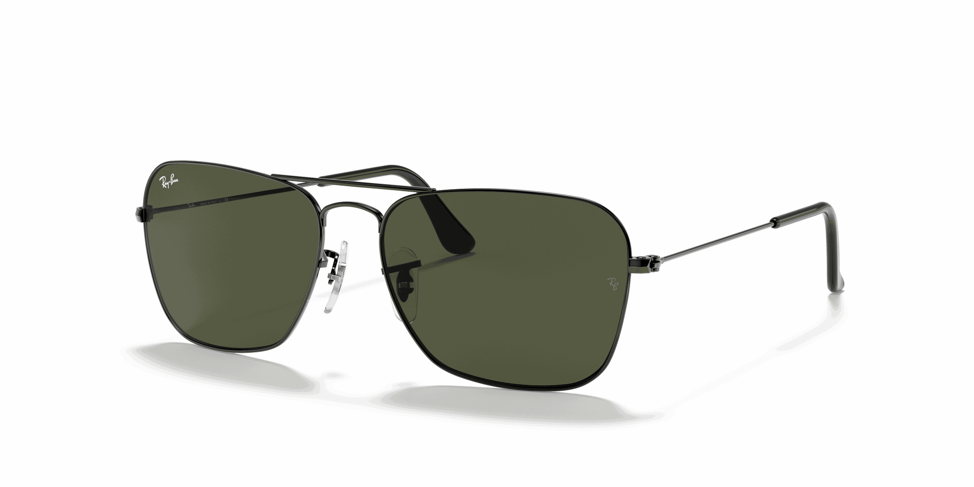 [G-15 Green Lenses, Polished Gunmetal Frame]