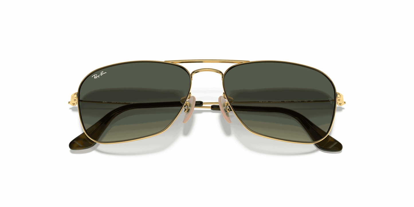 [Grey Gradient Lenses, Polished Arista Gold Frame]