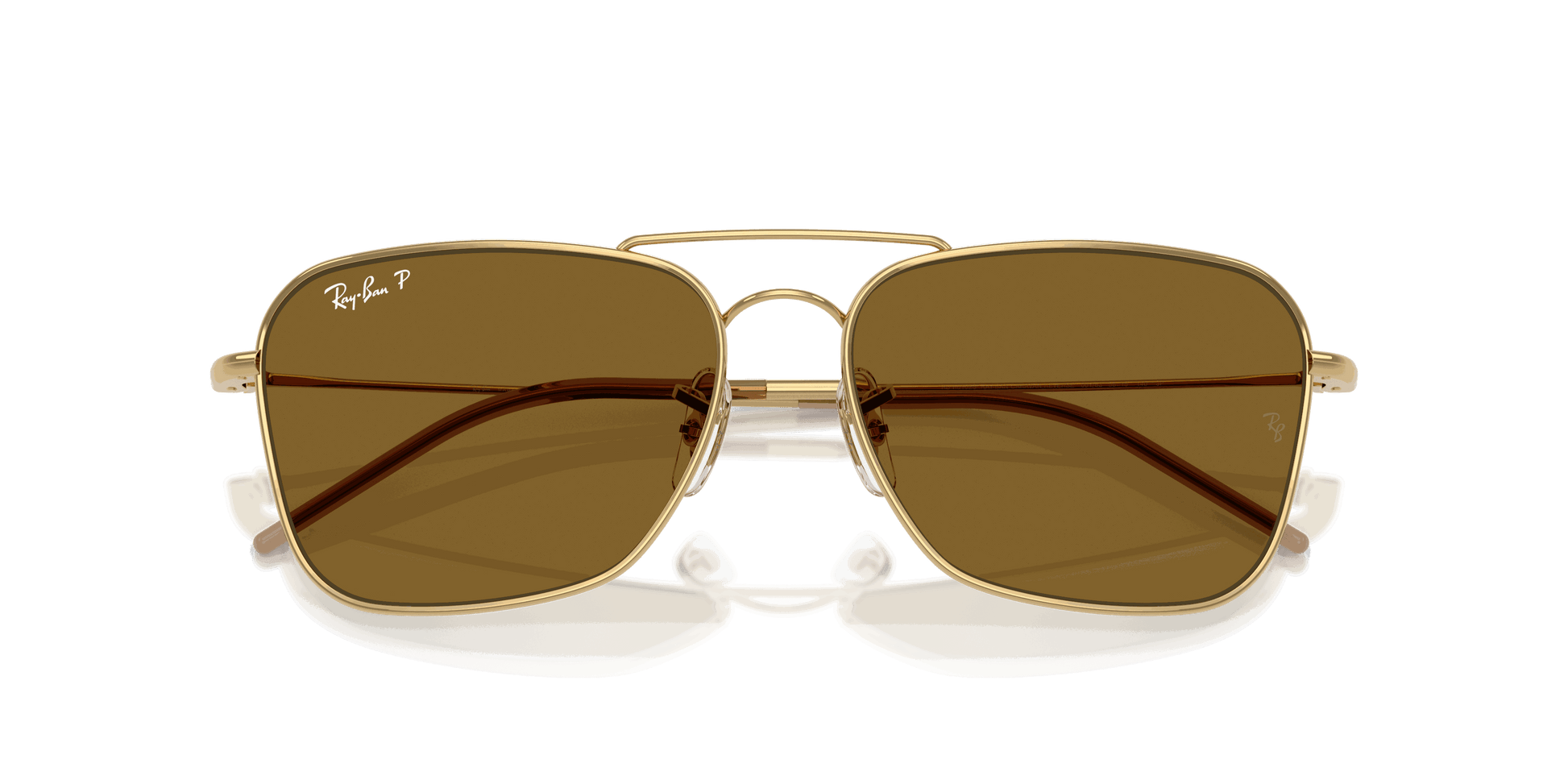 [Polar Dark Brown Lenses, Polished Arista Gold Frame]