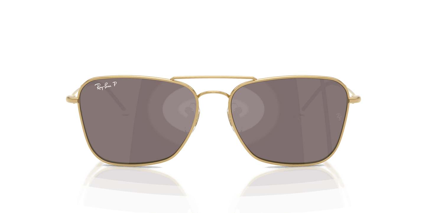 [Polar Pink Lenses, Polished Arista Gold Frame]