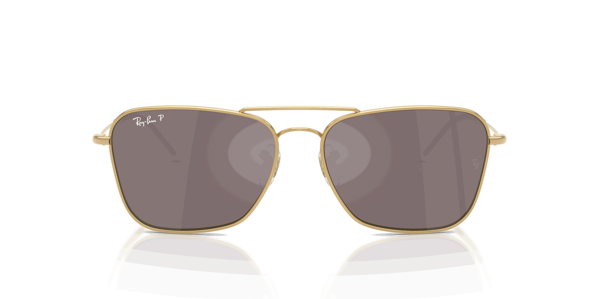 [Polar Pink Lenses, Polished Arista Gold Frame]