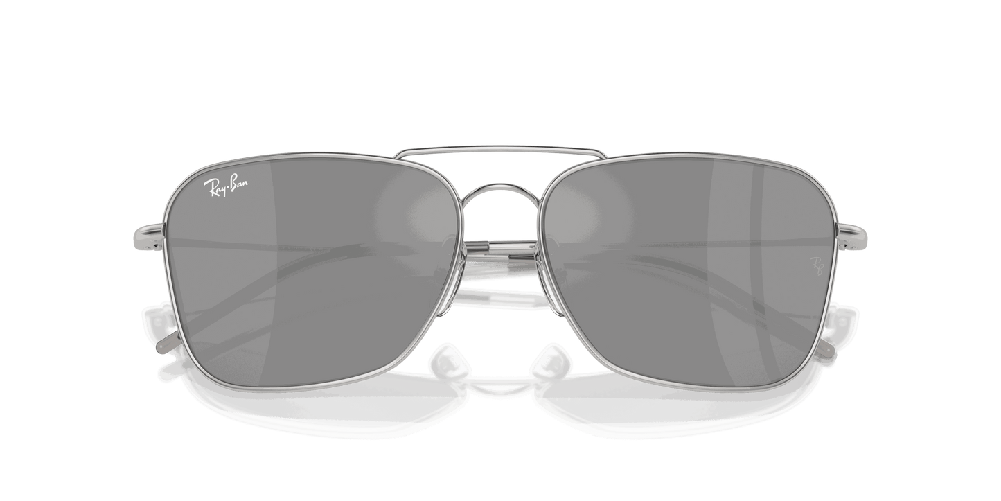 [Silver Lenses, Polished Silver Frame]