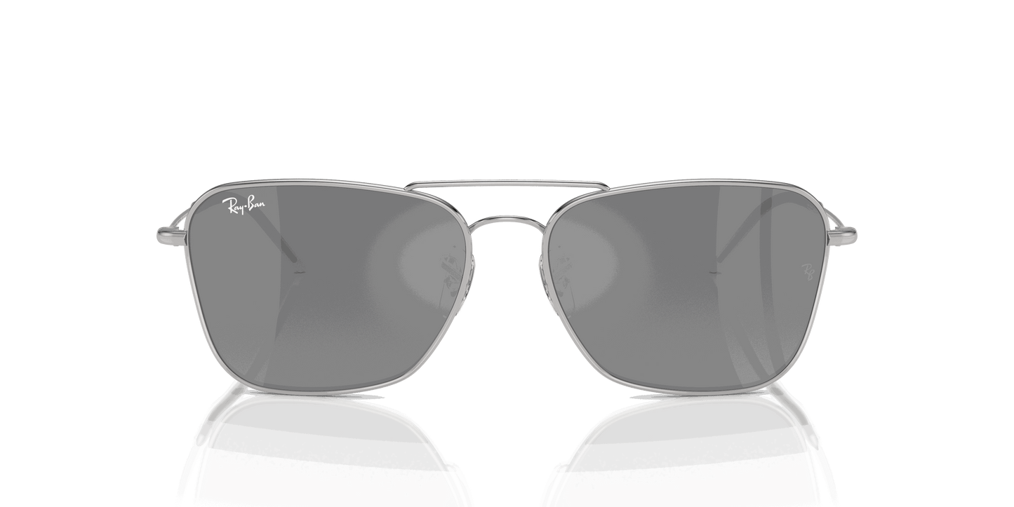 [Silver Lenses, Polished Silver Frame]