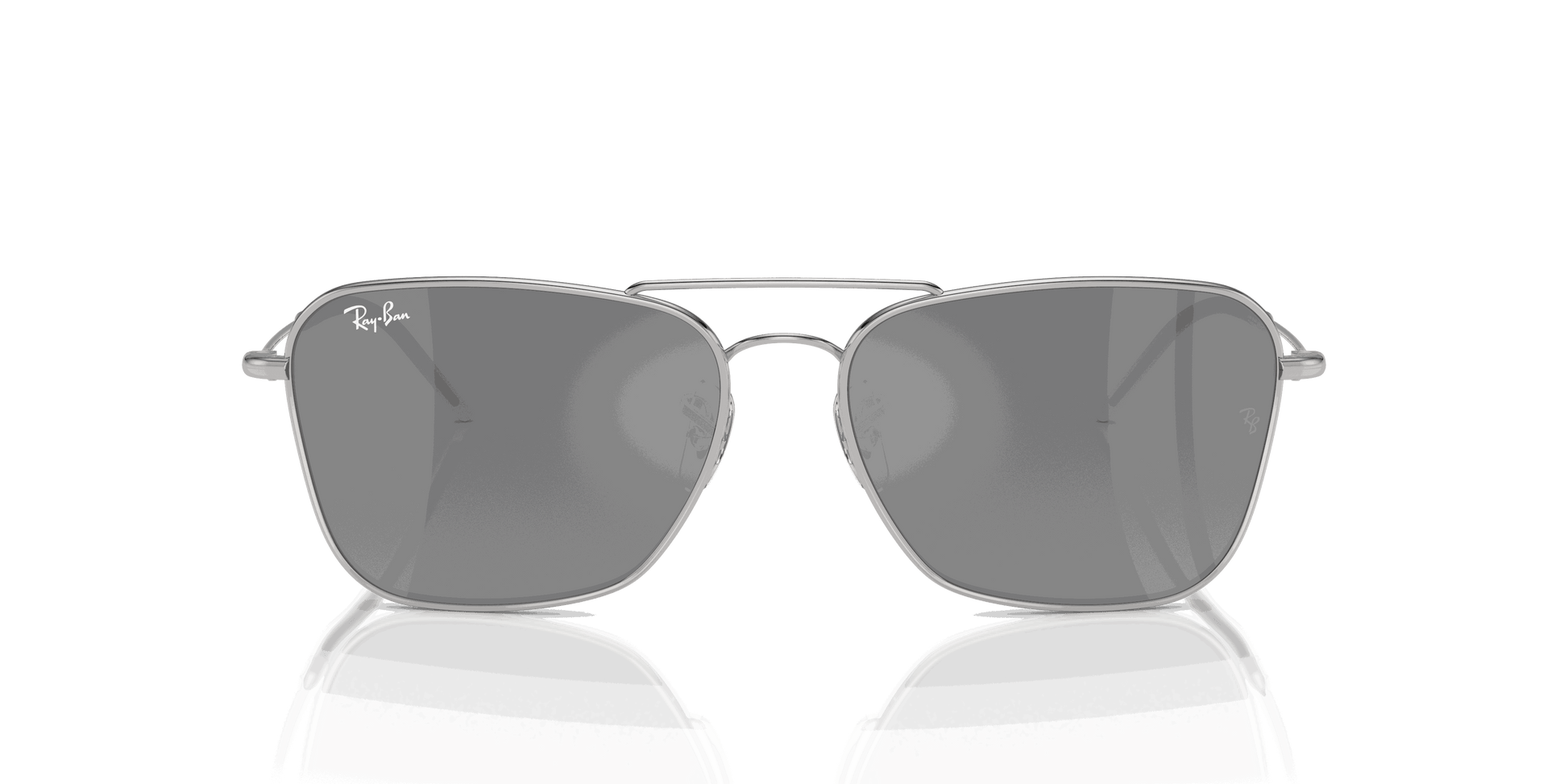 [Silver Lenses, Polished Silver Frame]
