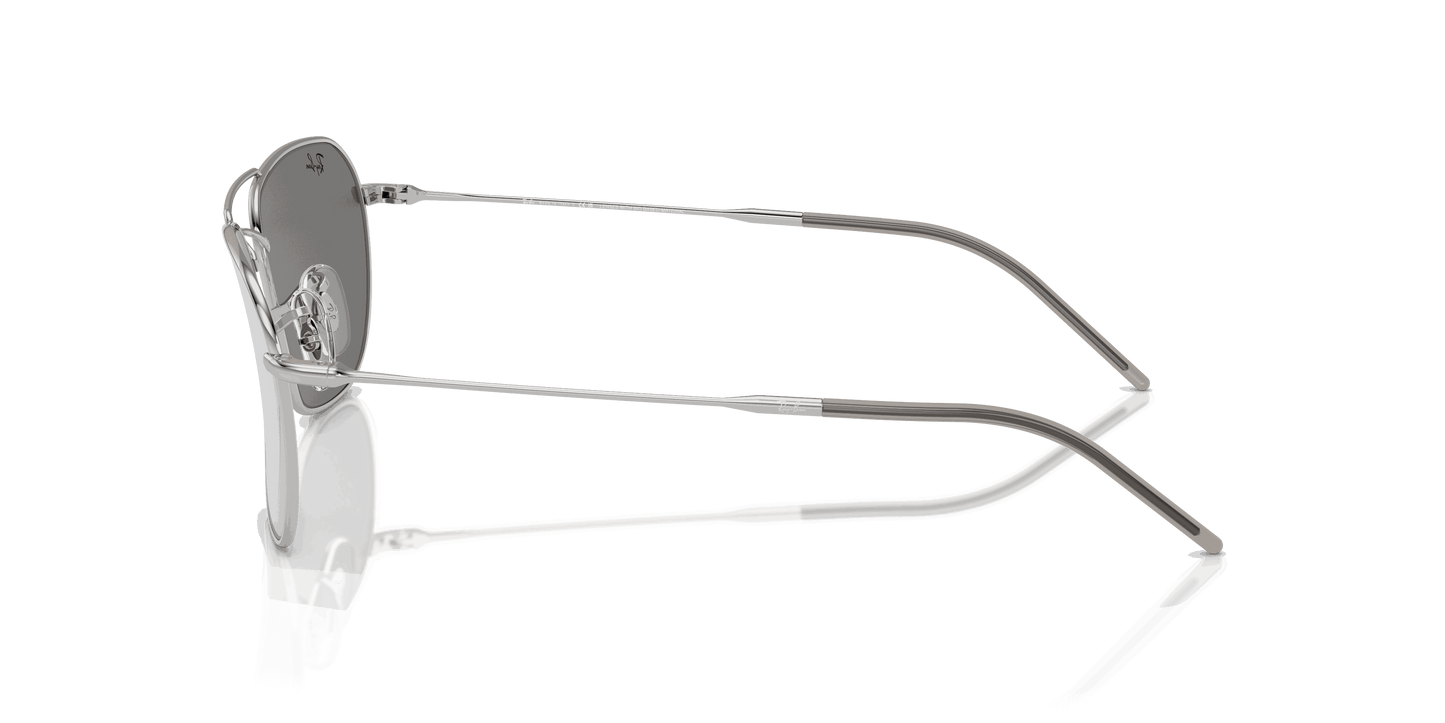 [Silver Lenses, Polished Silver Frame]