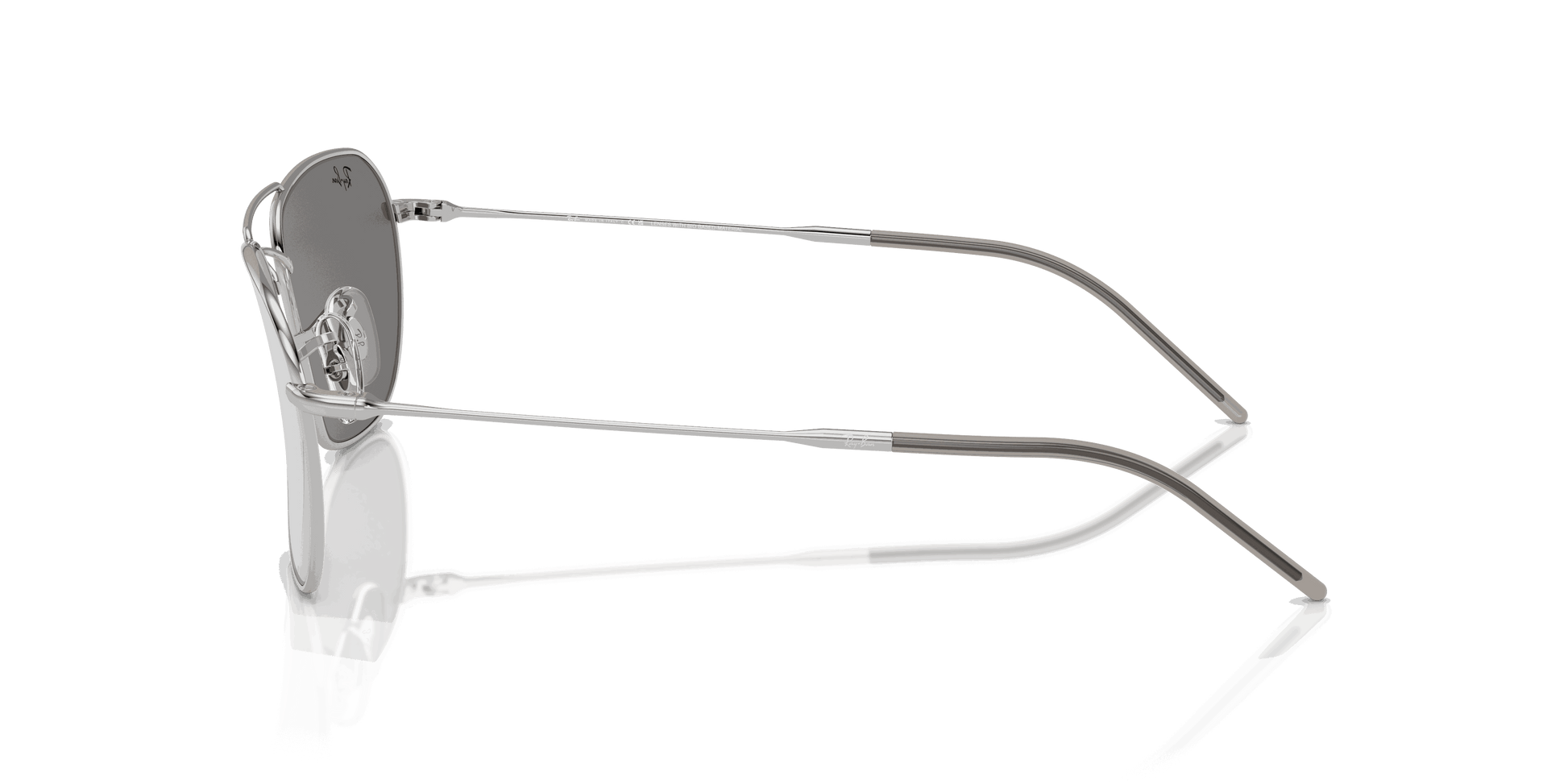 [Silver Lenses, Polished Silver Frame]