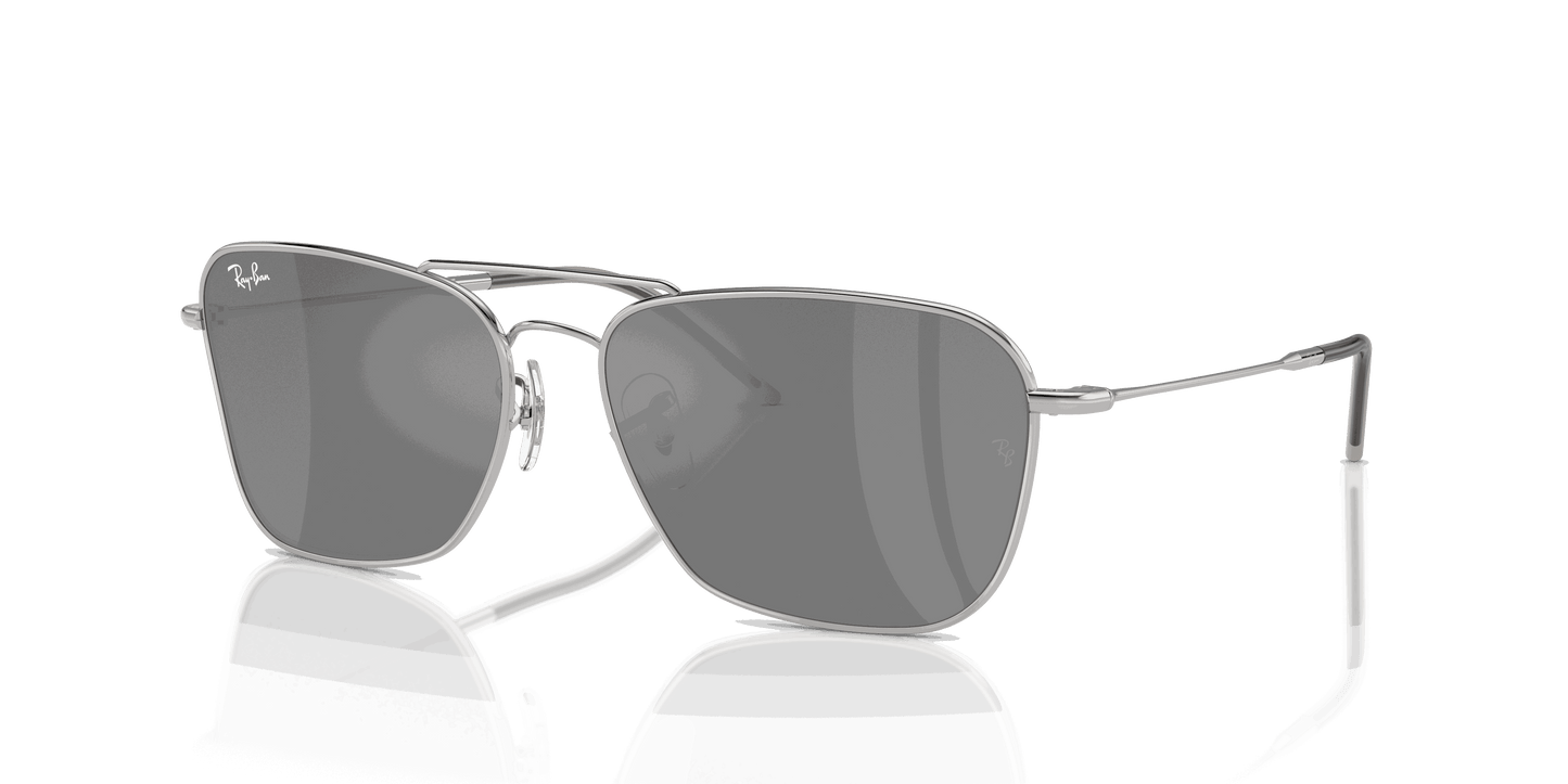 [Silver Lenses, Polished Silver Frame]