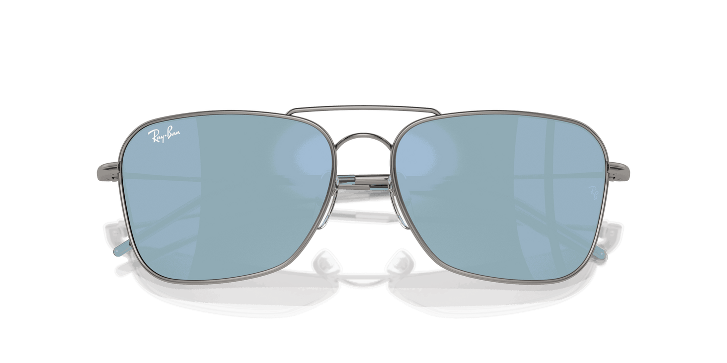 [Light Blue Lenses, Polished Gunmetal Frame]