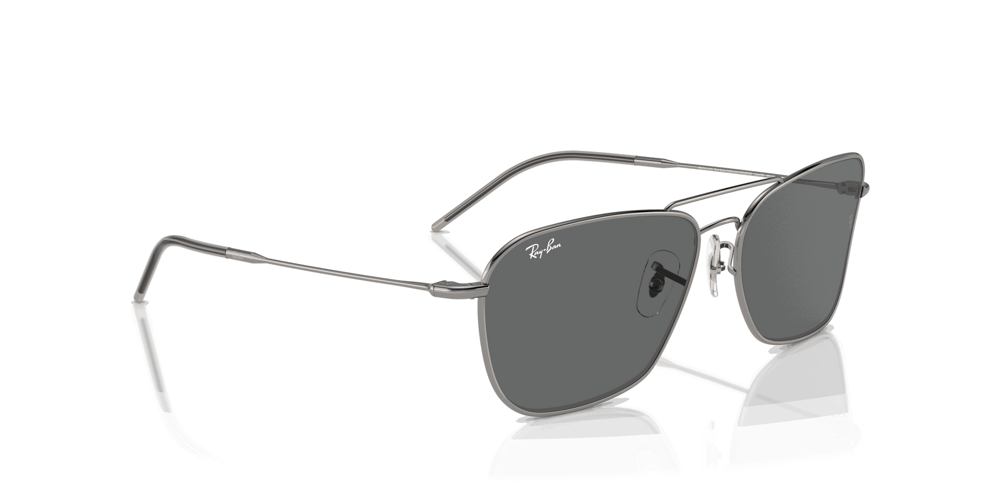 [Dark Grey Lenses, Polished Gunmetal Frame]