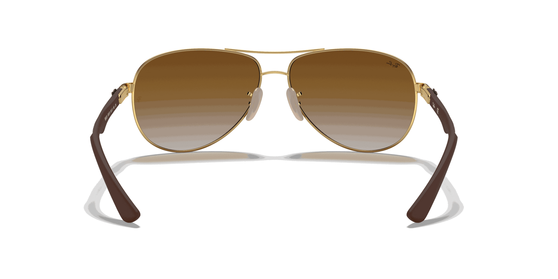 [Light Brown Gradient Lenses, Polished Arista Gold Frame]