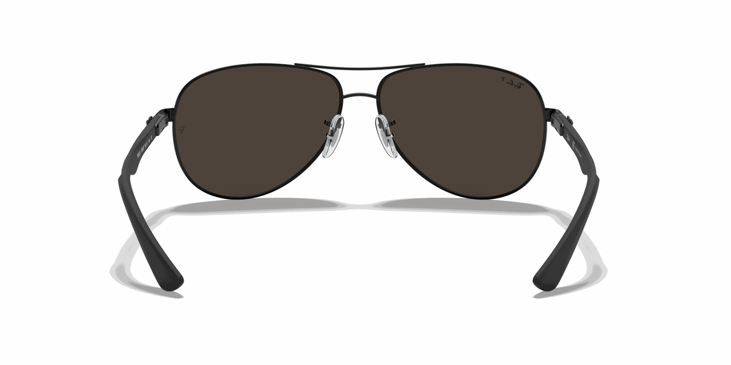 [Grey Lenses, Polished Black Frame]