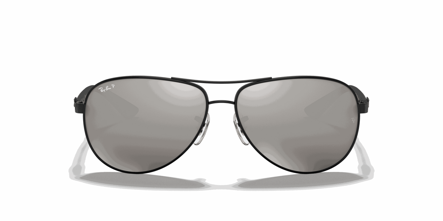 [Grey Lenses, Polished Black Frame]