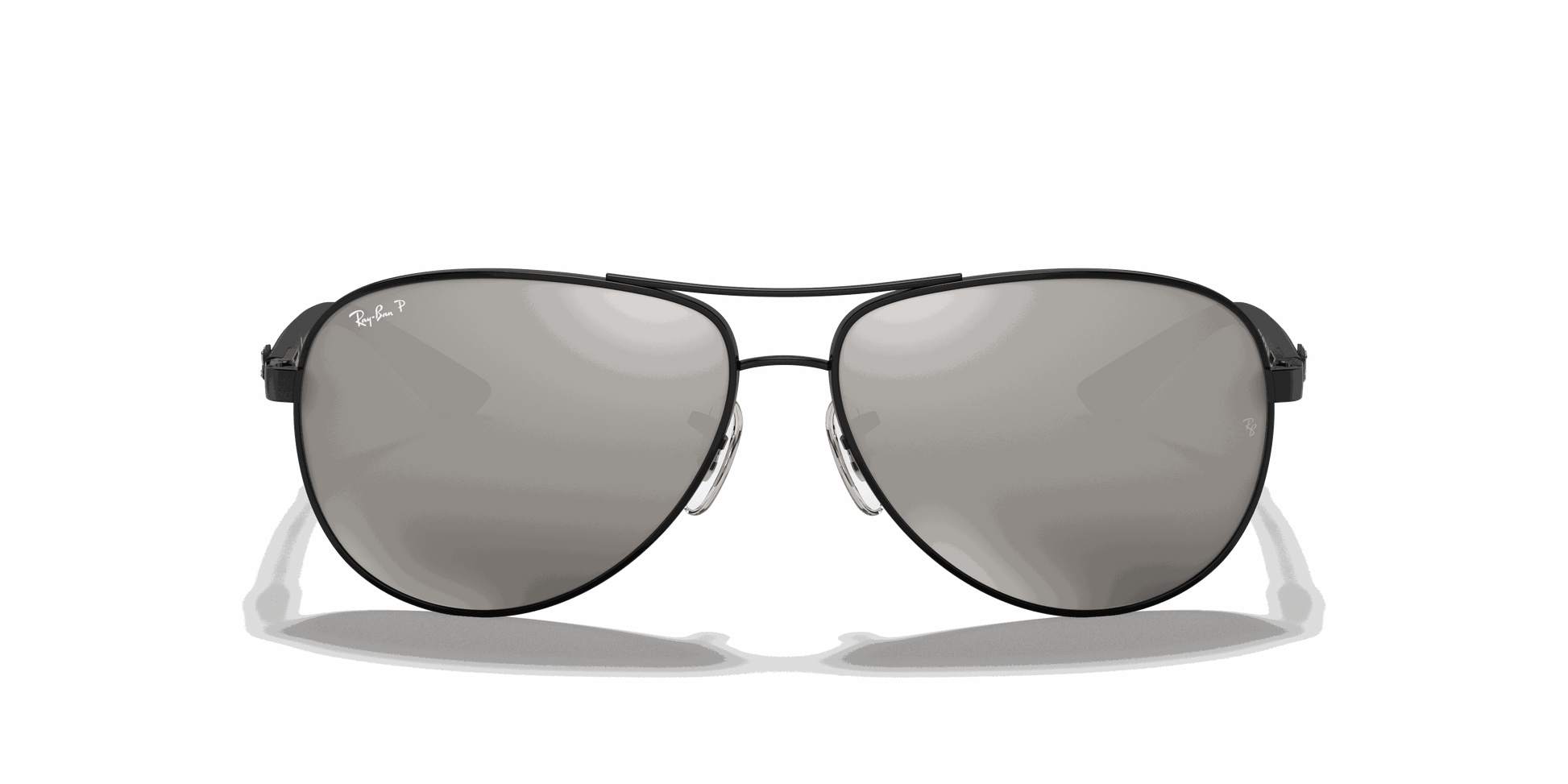 [Grey Lenses, Polished Black Frame]