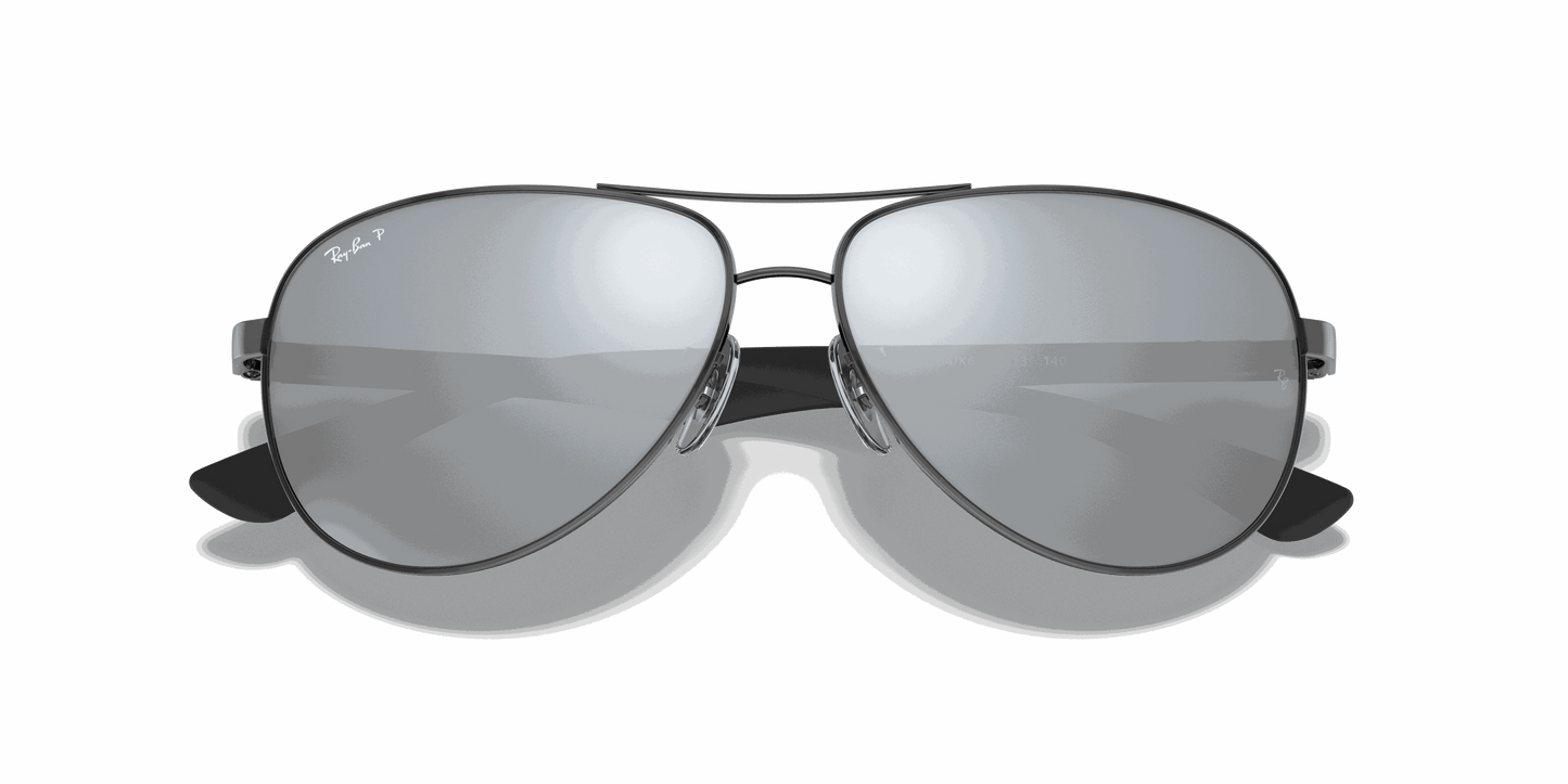 [Silver Lenses, Polished Gunmetal Frame]
