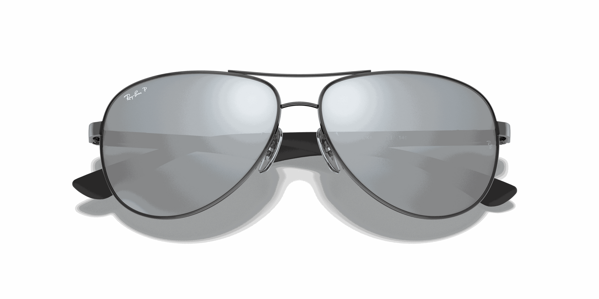 [Silver Lenses, Polished Gunmetal Frame]