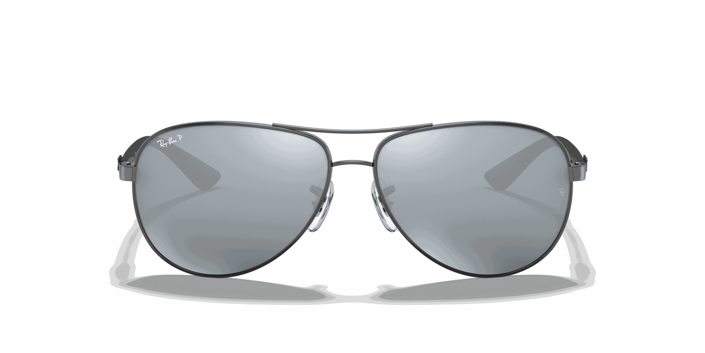 [Silver Lenses, Polished Gunmetal Frame]