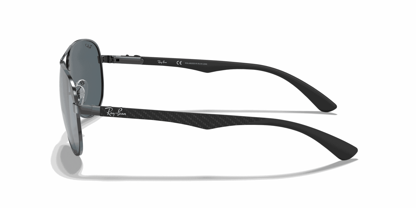 [Silver Lenses, Polished Gunmetal Frame]