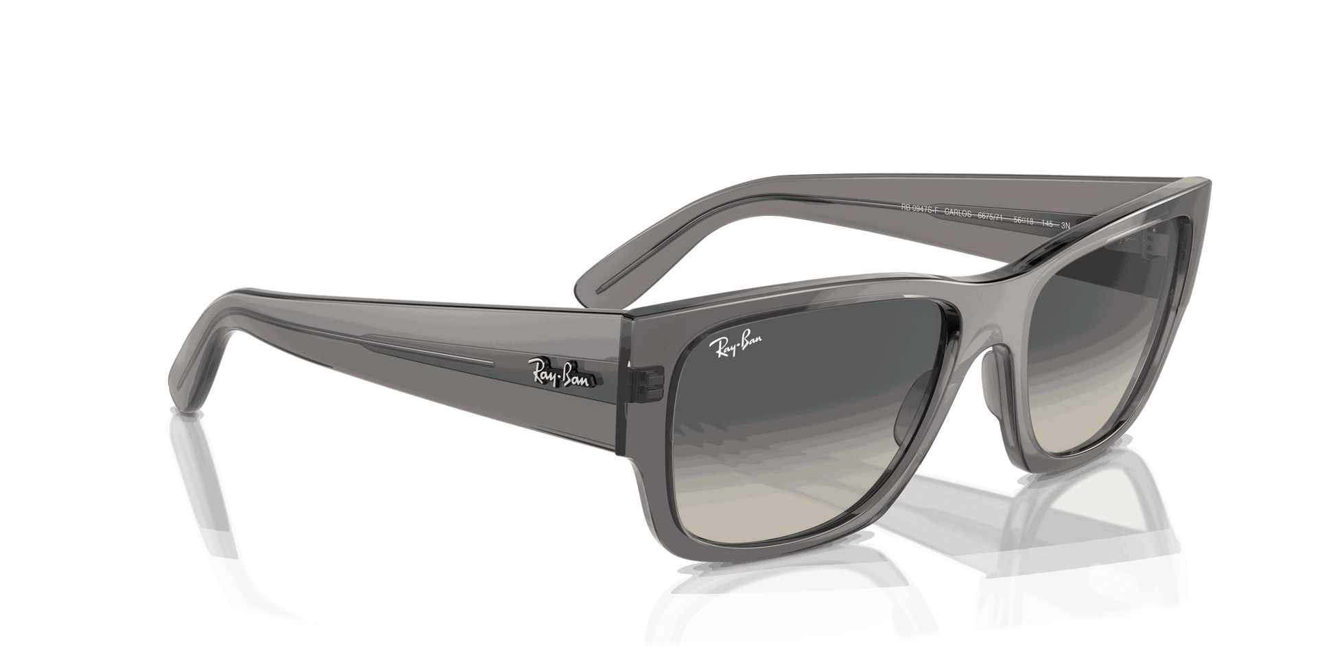 [Grey Lenses, Polished Opal Dark Grey Frame]