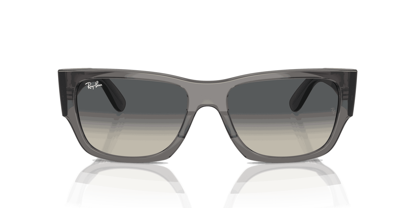 [Grey Lenses, Polished Opal Dark Grey Frame]