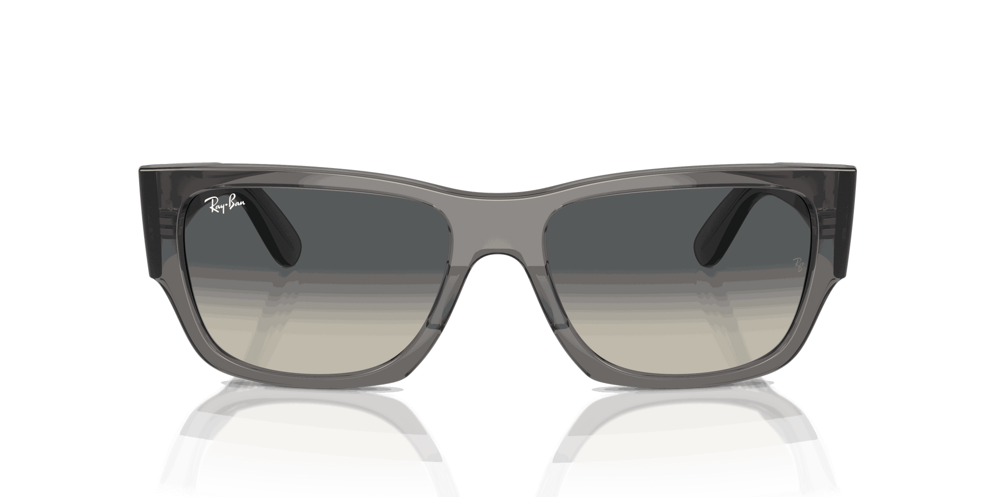 [Grey Lenses, Polished Opal Dark Grey Frame]