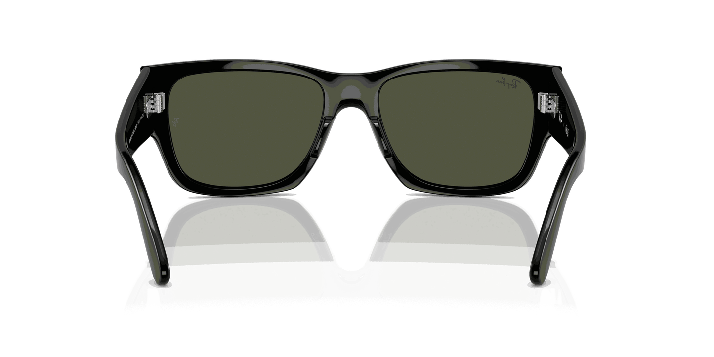 [Green Lenses, Polished Black Frame]