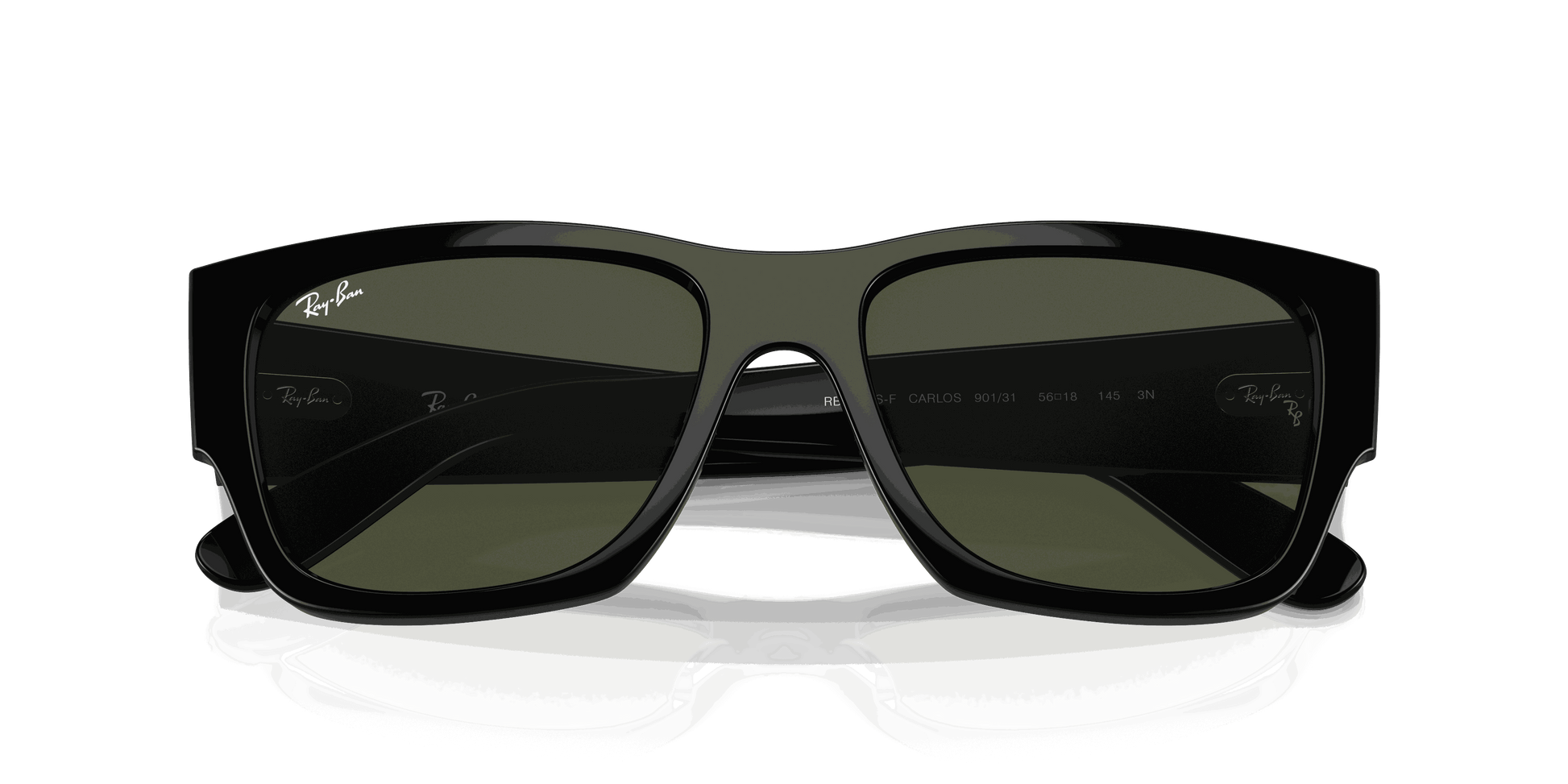 [Green Lenses, Polished Black Frame]
