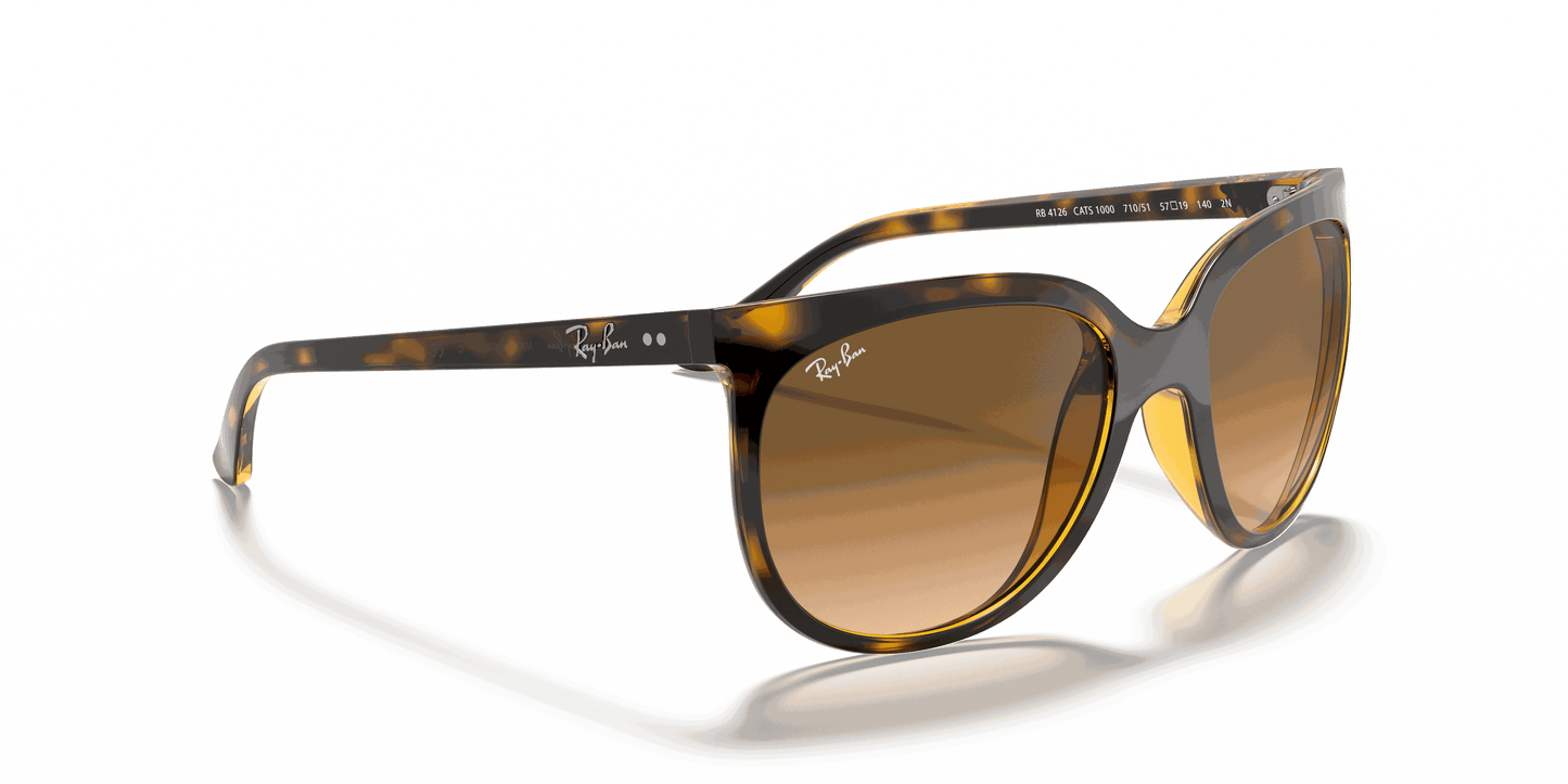 [Light Brown Gradient Lenses, Polished Light Havana Frame]