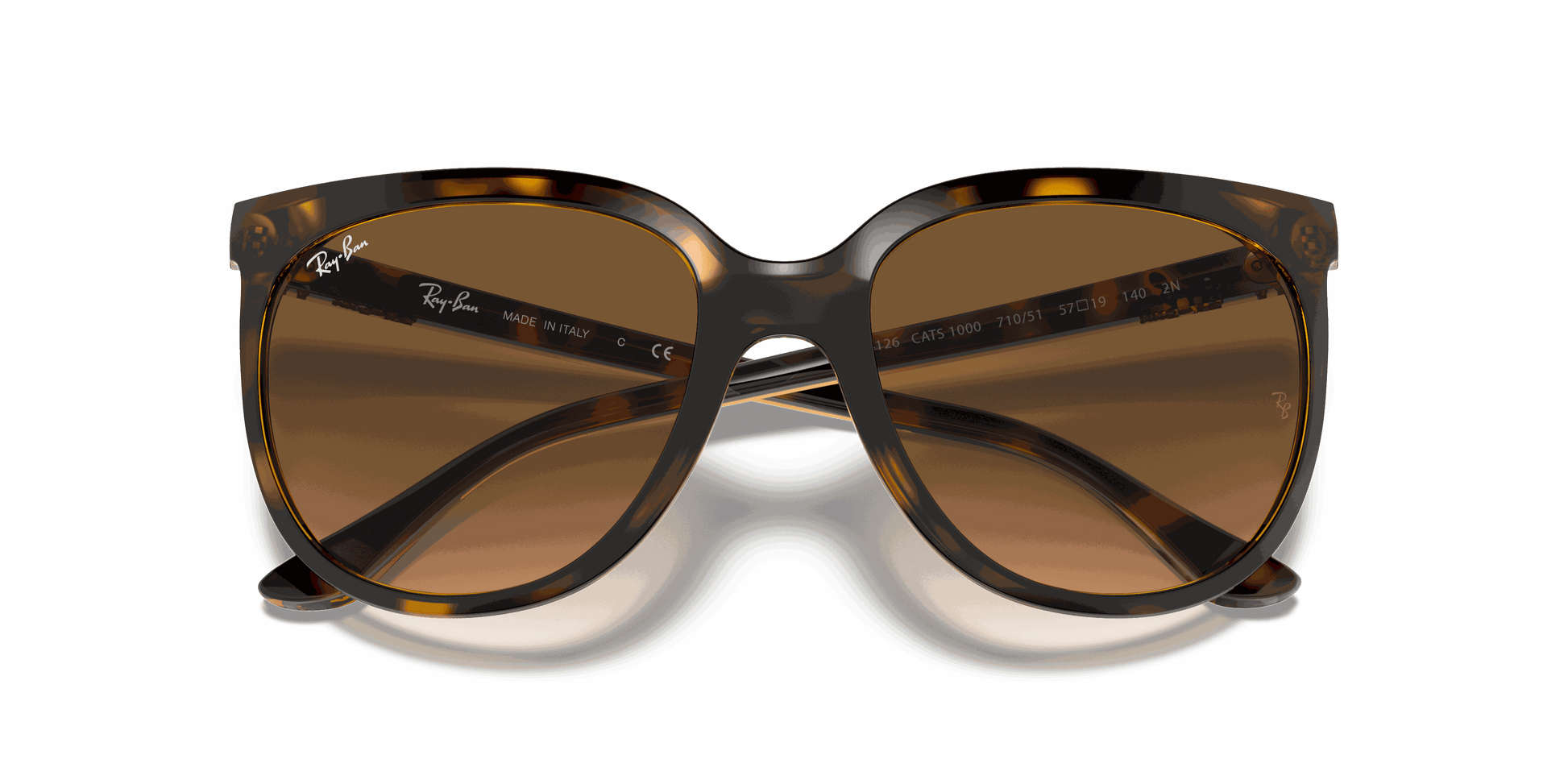 [Light Brown Gradient Lenses, Polished Light Havana Frame]