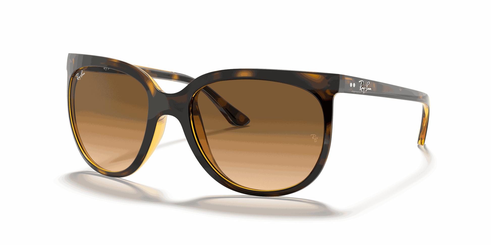 [Light Brown Gradient Lenses, Polished Light Havana Frame]