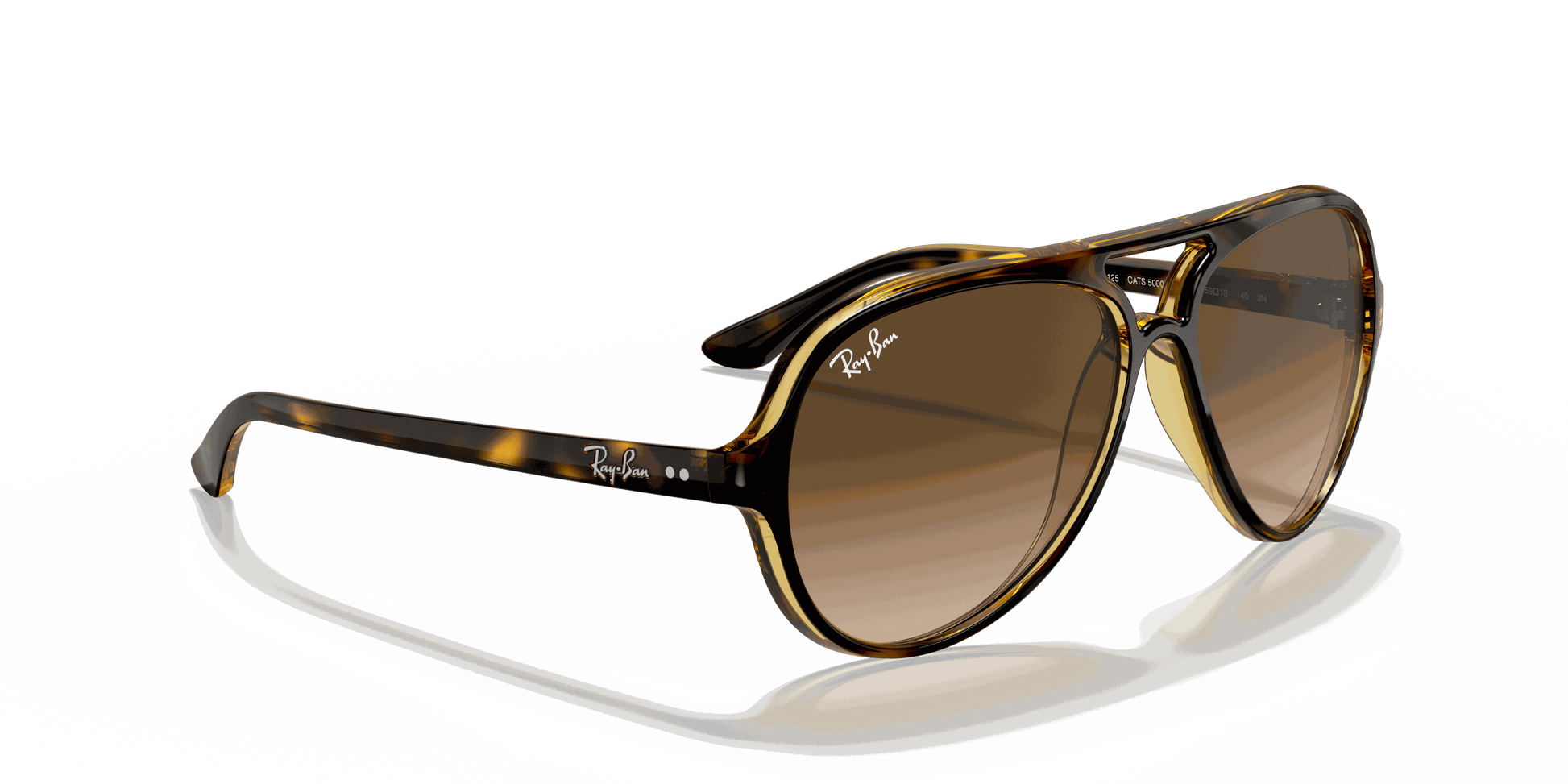 [Light Brown Gradient Lenses, Polished Light Havana Frame]