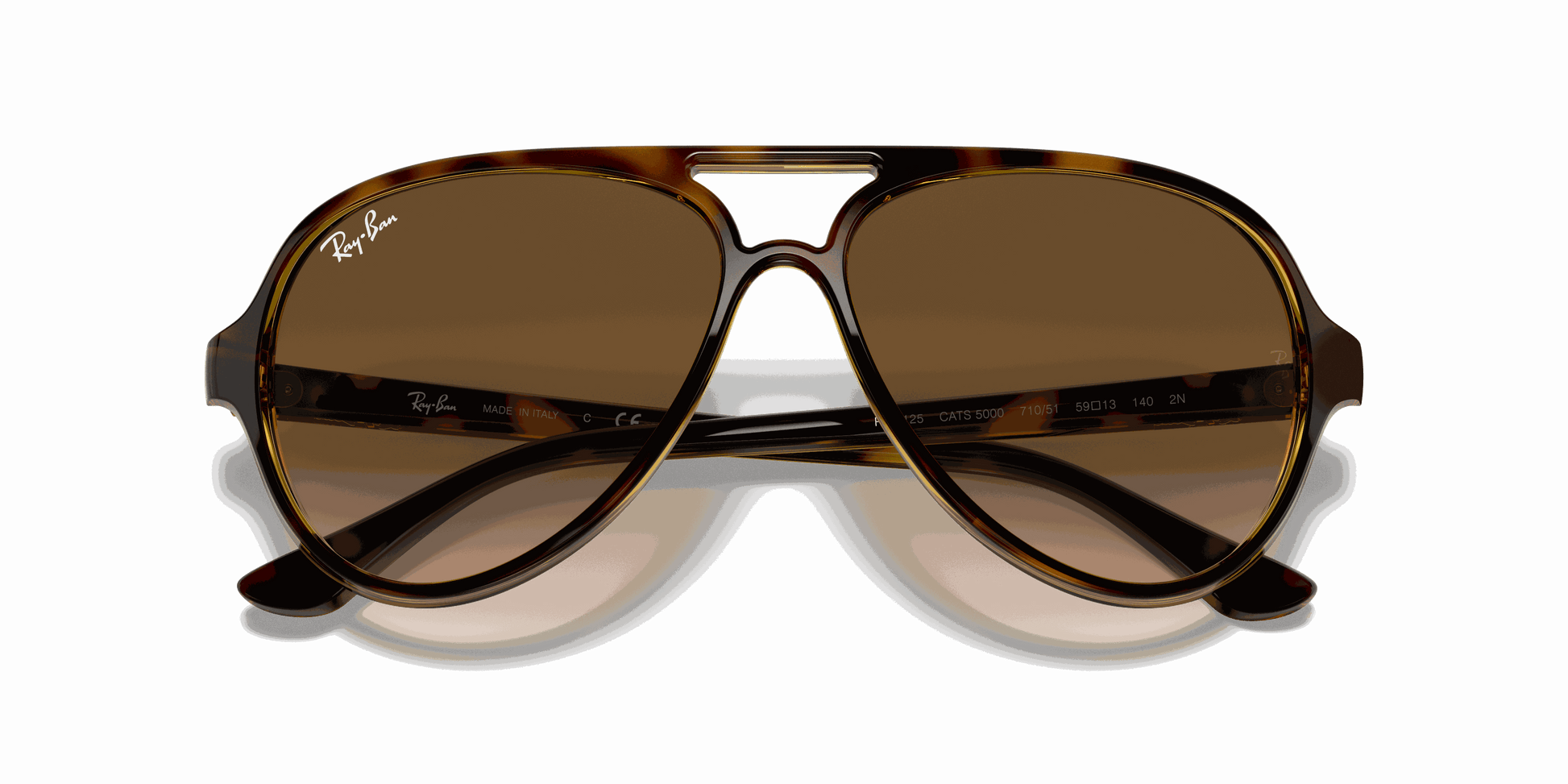 [Light Brown Gradient Lenses, Polished Light Havana Frame]