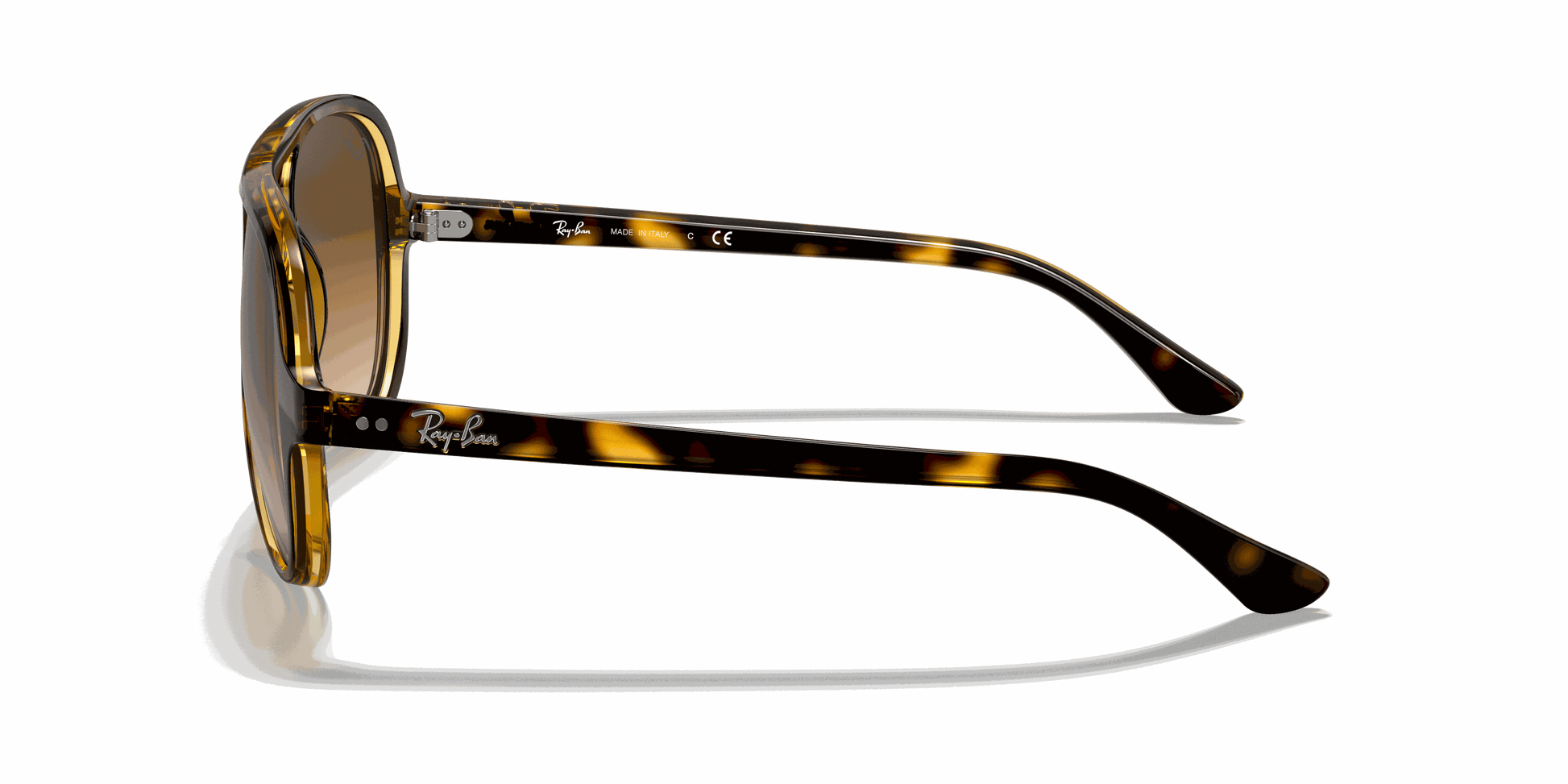 [Light Brown Gradient Lenses, Polished Light Havana Frame]