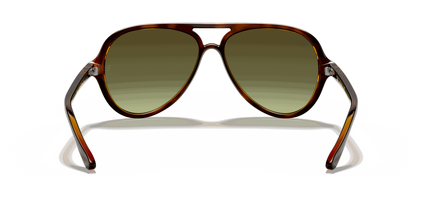 [Green Gradient Lenses, Polished Light Havana Frame]