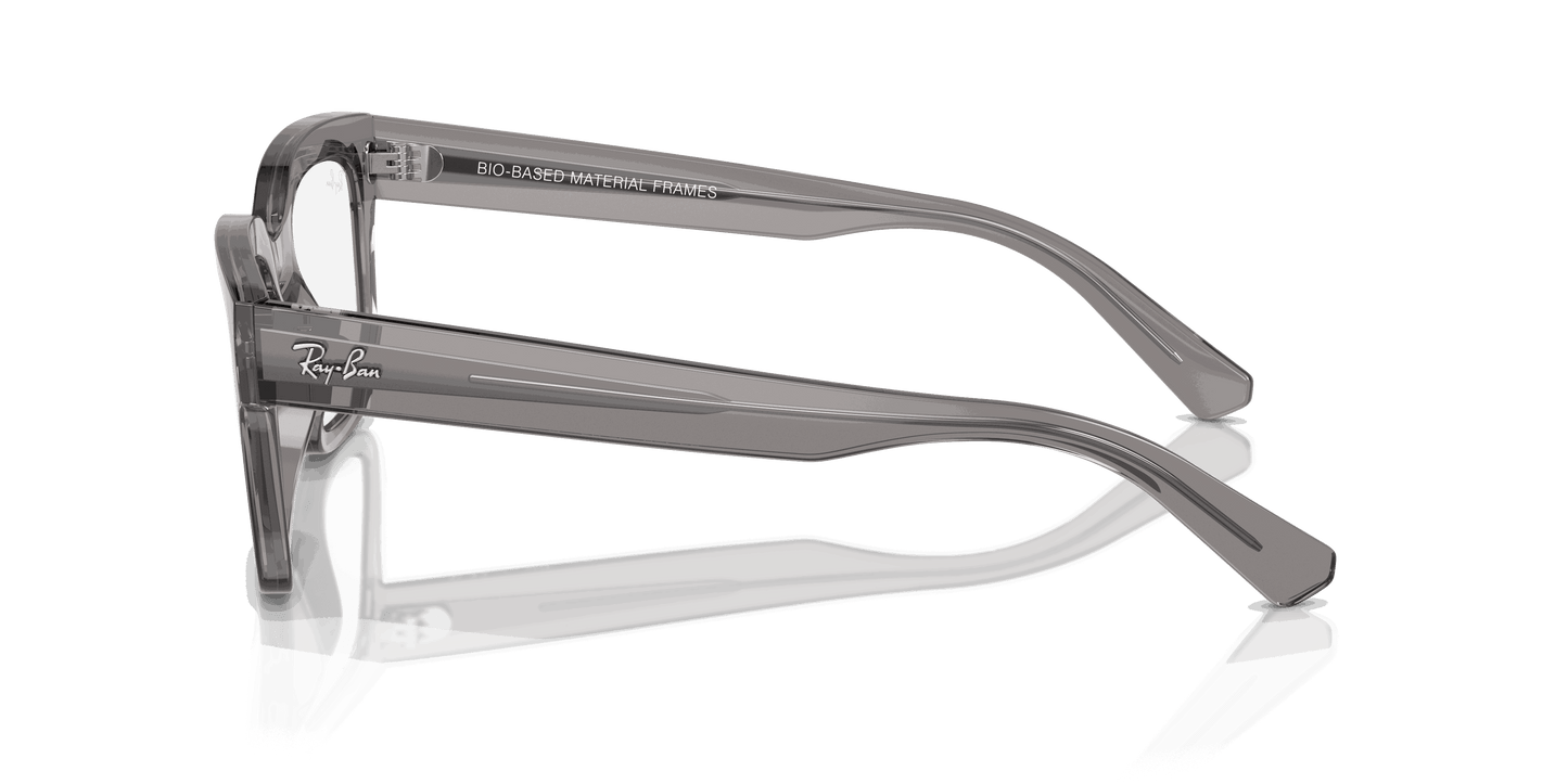 [Clear Lenses, Polished Transparent Grey Frame]