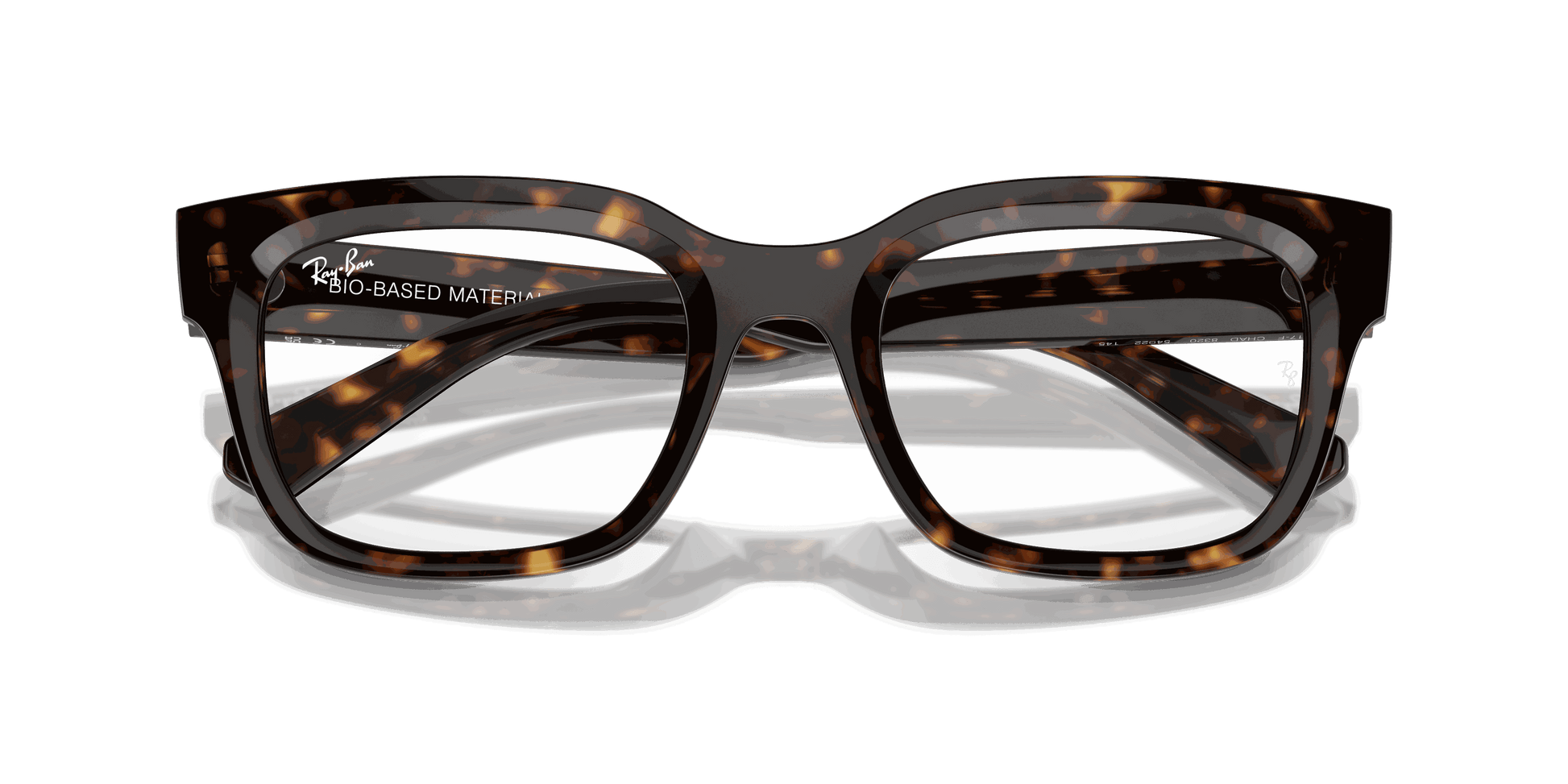[Clear Lenses, Polished Havana Frame]