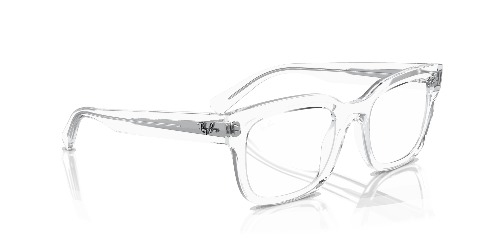 [Clear Lenses, Polished Transparent Frame]
